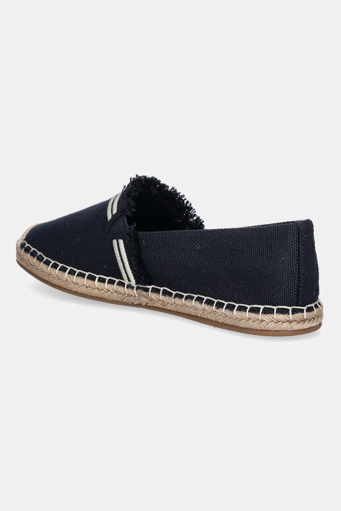 Obuća Espadrile Tommy Hilfiger FRINGE CANVAS CLOSED ESPADRILLE FW0FW08881 mornarsko plava