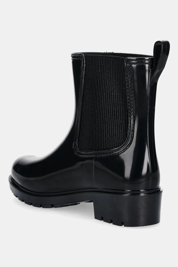 Boty Holínky Tommy Hilfiger FLAG HARDWARE RAINBOOT FW0FW08966 černá