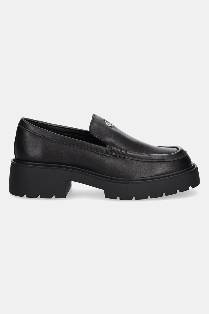Mokasíny Calvin Klein Jeans COMBAT LOAFER HW LTH YW0YW01862 čierna AW25