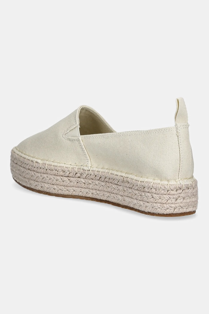 Boty Espadrilky Calvin Klein Jeans PLATFORM ESPADRILLE ML CS YW0YW01871 béžová
