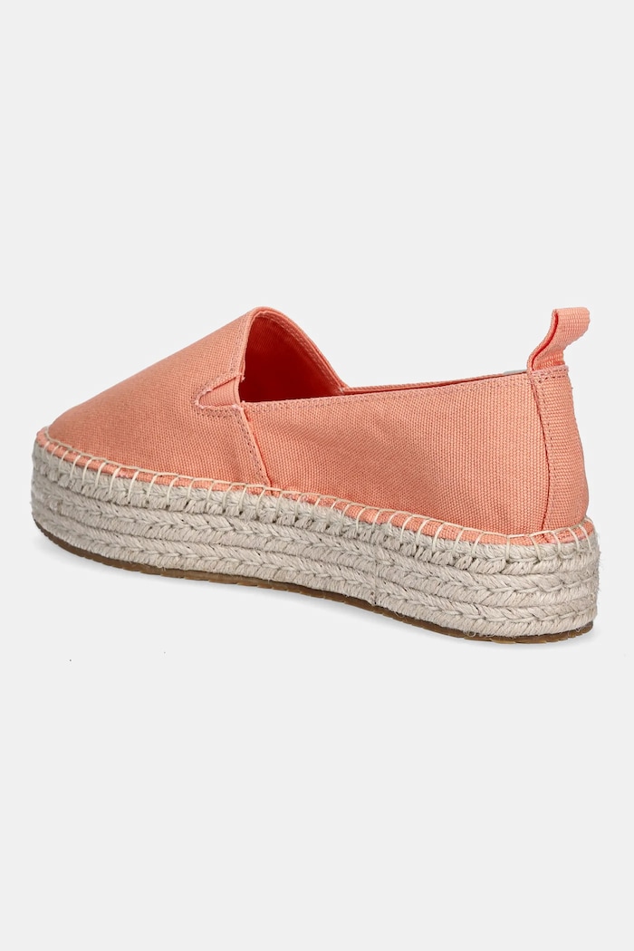 Παπούτσια Εσπαντρίγιες Calvin Klein Jeans PLATFORM ESPADRILLE ML CS YW0YW01871 πορτοκαλί