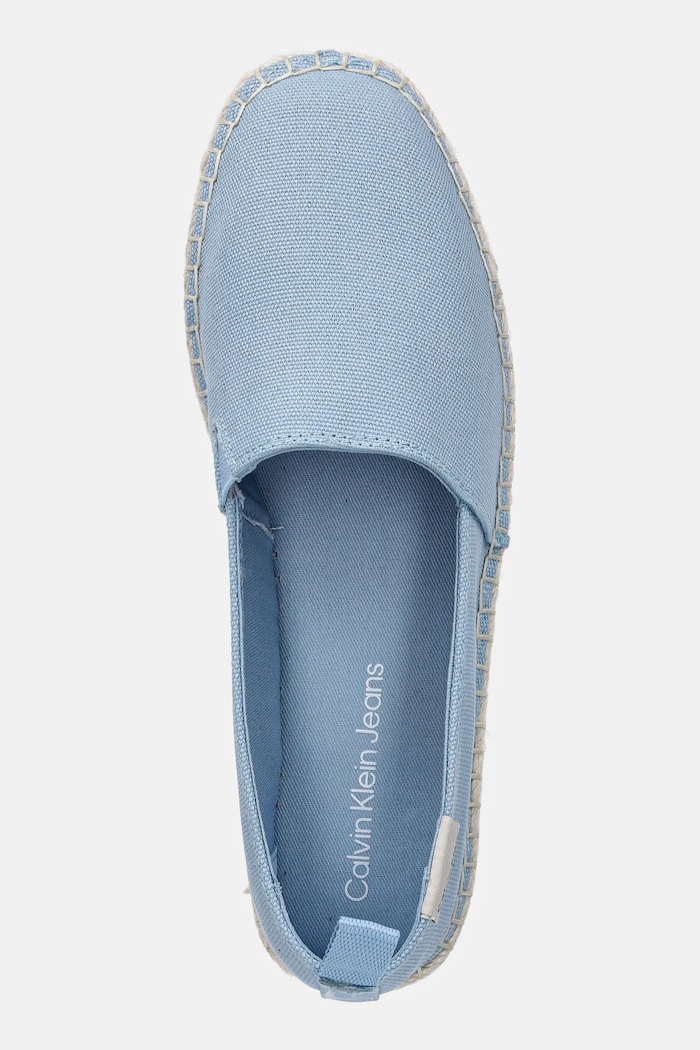 Calvin Klein Jeans espadrile PLATFORM ESPADRILLE ML CS albastru YW0YW01871