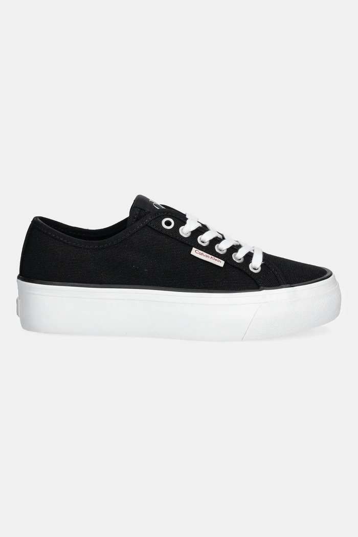 Calvin Klein Jeans sportcipő VULC FLATFORM CTN LOGO TAG YW0YW01838 fekete AW25