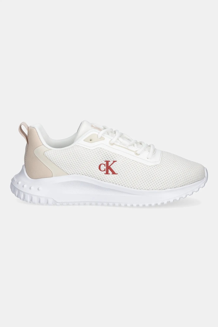 Маратонки Calvin Klein Jeans EVA RUNNER L-UP MIX MESH LOGO CK YW0YW01851 бял AW25