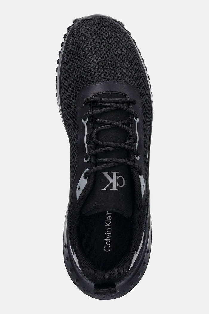 Tenisky Calvin Klein Jeans EVA RUNNER L-UP MIX MESH LOGO CK černá YW0YW01851