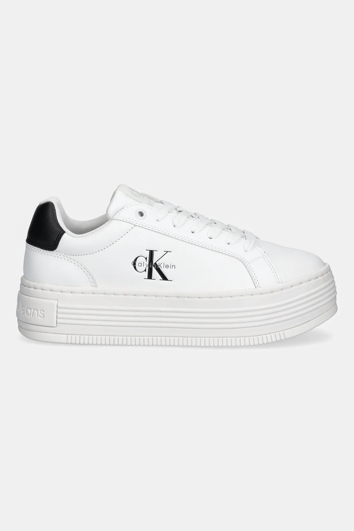 Calvin Klein Jeans sneakersy BOLD FLATF LOW LACE LTH YW0YW01878 biały AW25