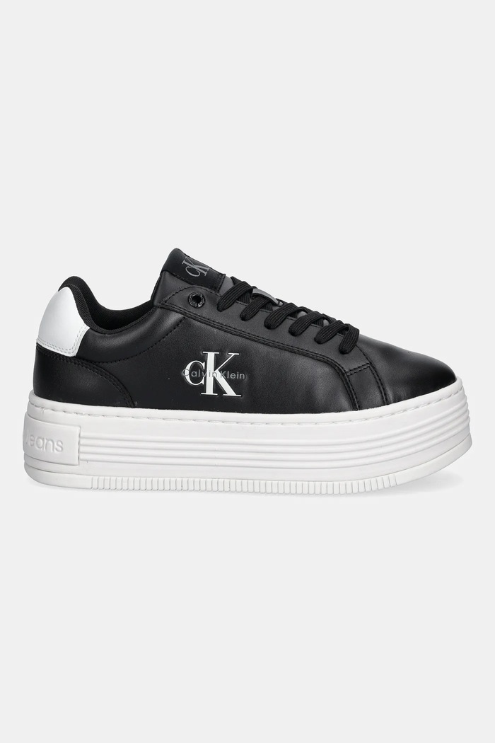 Calvin Klein Jeans sneakersy BOLD FLATF LOW LACE LTH YW0YW01878 czarny AW25