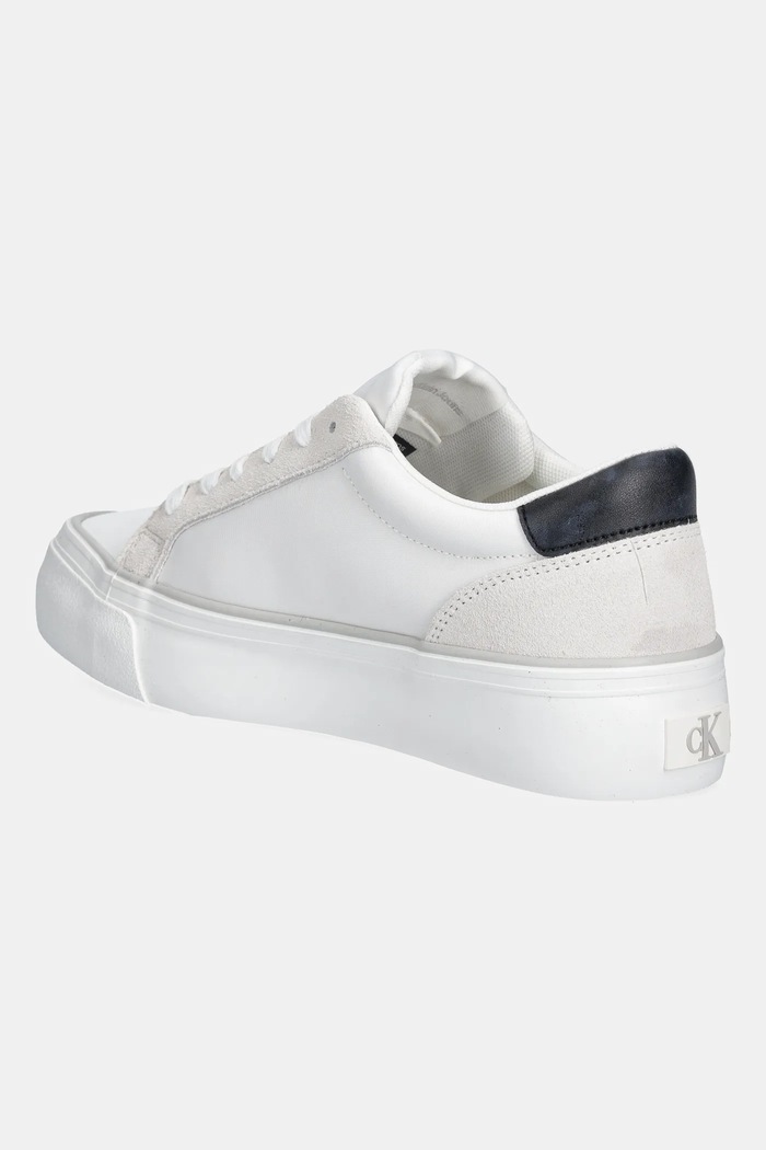 Обувки Маратонки Calvin Klein Jeans VULC FLATFORM MG NYLON MIX YW0YW01896 бял