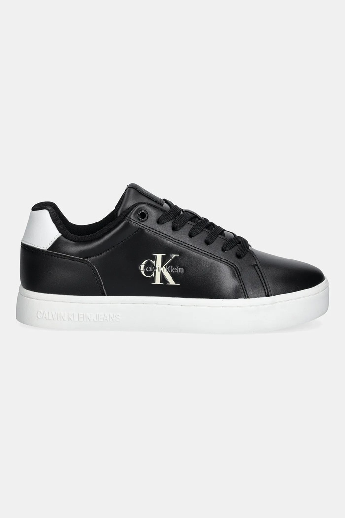 Tenisky Calvin Klein Jeans CLASSIC CUPSOLE MONO LTH WN YW0YW01902 čierna AW25