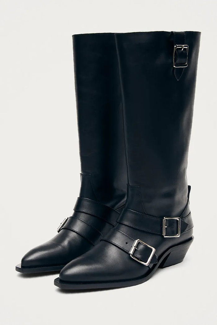 Kožené čižmy Alohas Ryder S100850.01 čierna AW25