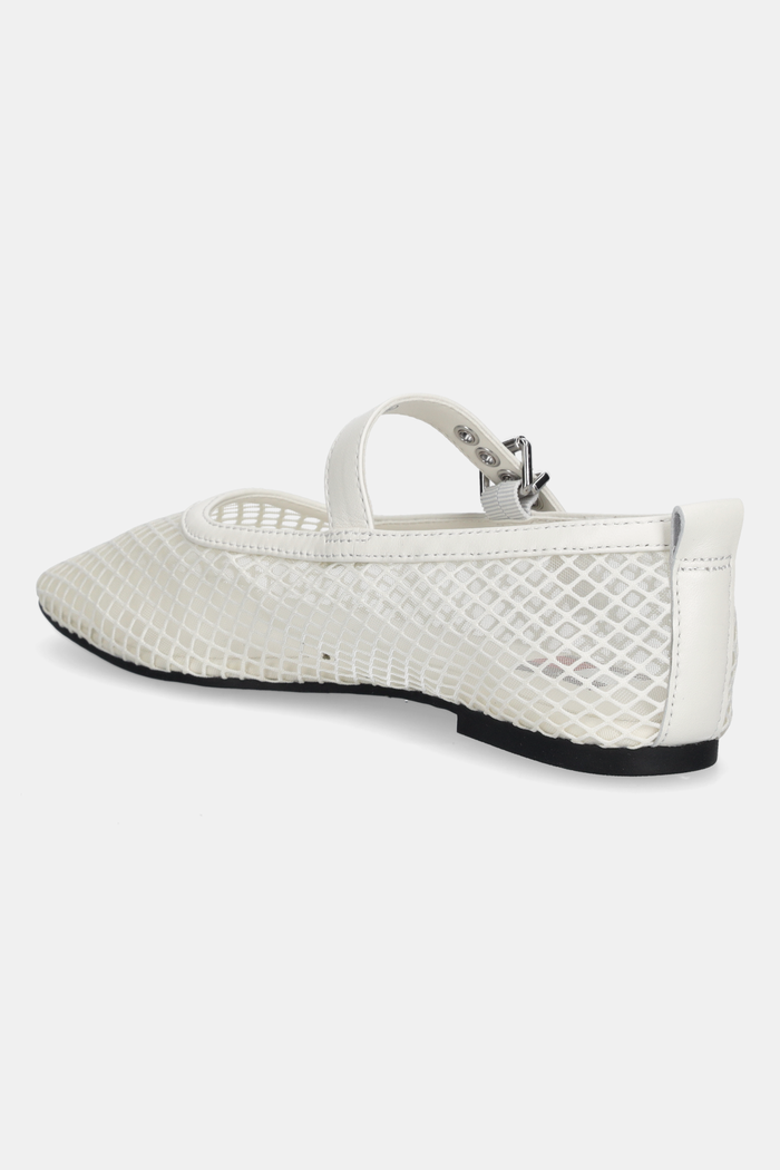 Obuv Baleríny Tommy Jeans TJW MESH MARYJANE BALLERINA EN0EN02872 biela