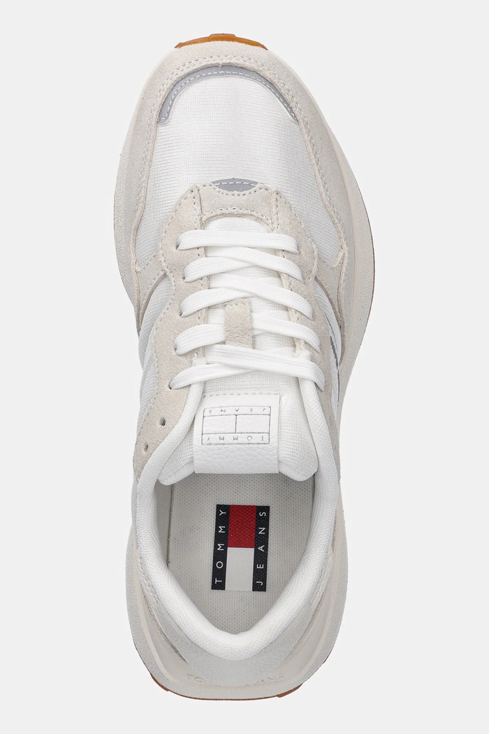 Tommy Jeans sportcipő TJW CLEATED RUNNER bézs EN0EN02788