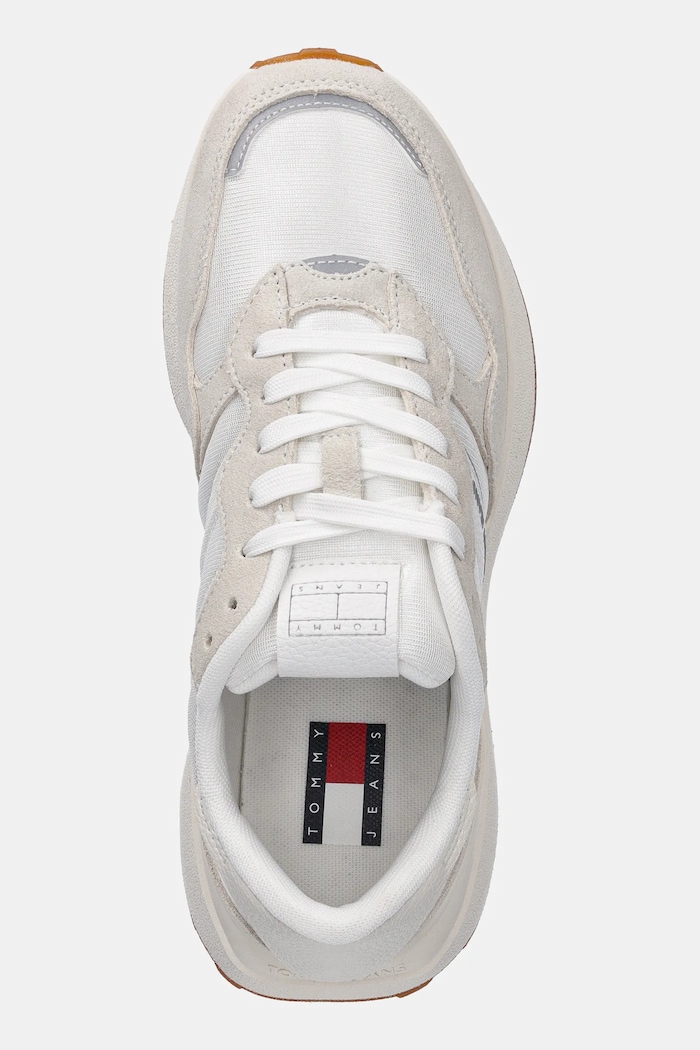 Tommy Jeans sportcipő TJW CLEATED RUNNER bézs EN0EN02788