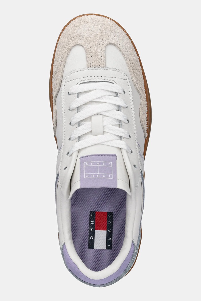 Tenisky Tommy Jeans THE GREENWICH FLATFORM biela EN0EN02807