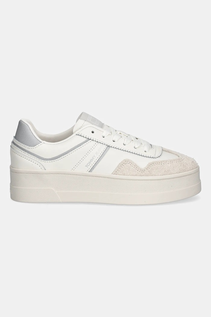 Tommy Jeans sneakersy THE GREENWICH FLATFORM EN0EN02807 beżowy AW25