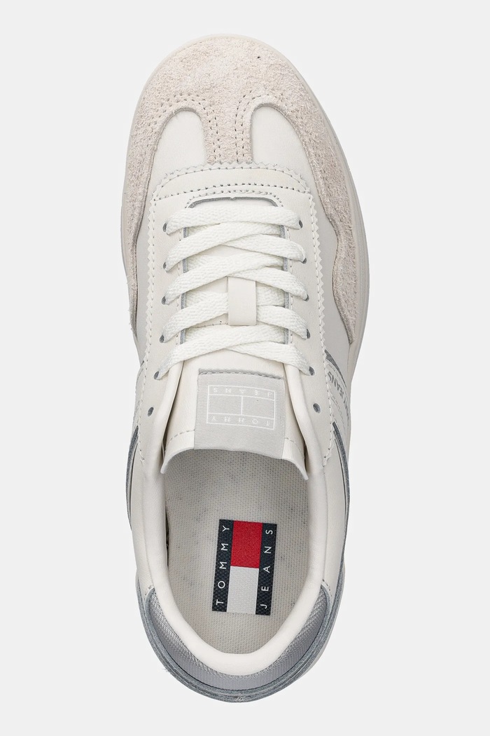 Tommy Jeans sneakersy THE GREENWICH FLATFORM beżowy EN0EN02807