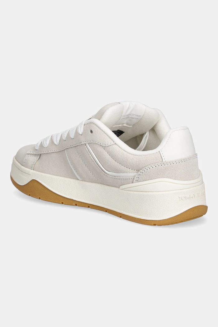 Cipők Tommy Jeans velúr sportcipő TJW SKATE SNEAKER EN0EN02808 bézs