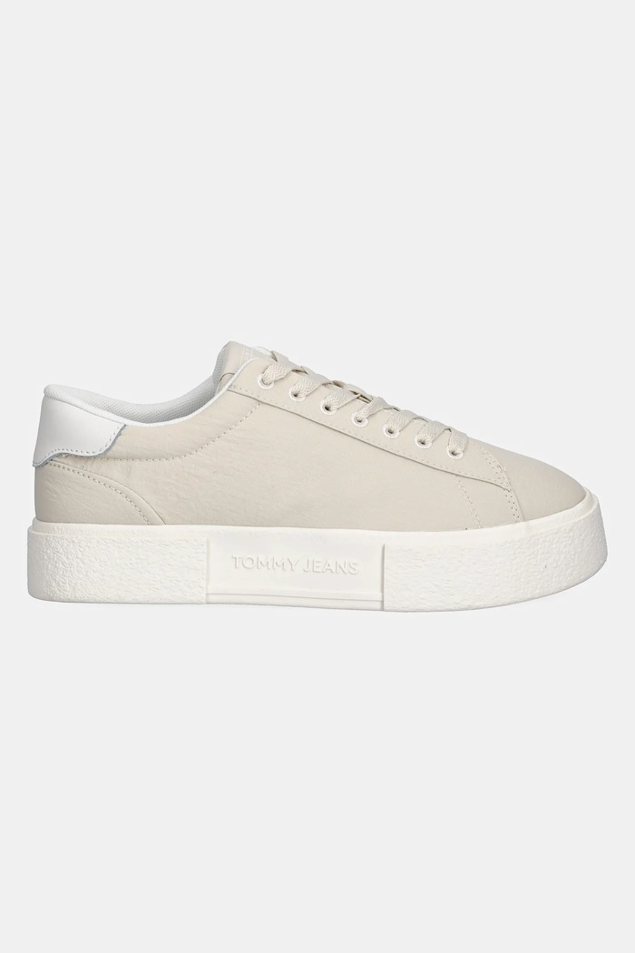 Tenisky Tommy Jeans TJW FLATFORM SNEAKER EN0EN02819 béžová AW25