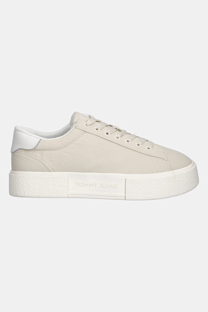Tenisky Tommy Jeans TJW FLATFORM SNEAKER EN0EN02819 béžová AW25