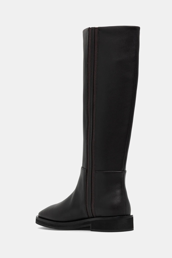 Obutev Usnjeni elegantni škornji Calvin Klein FORMAL UTK BOOT LTH HW0HW02599 rjava