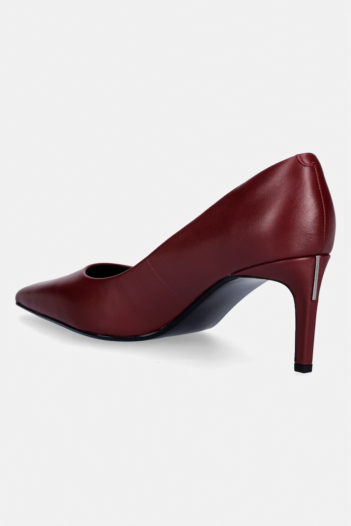 Obuv Kožené lodičky Calvin Klein ESS STILETTO 70 HW0HW02607 červená