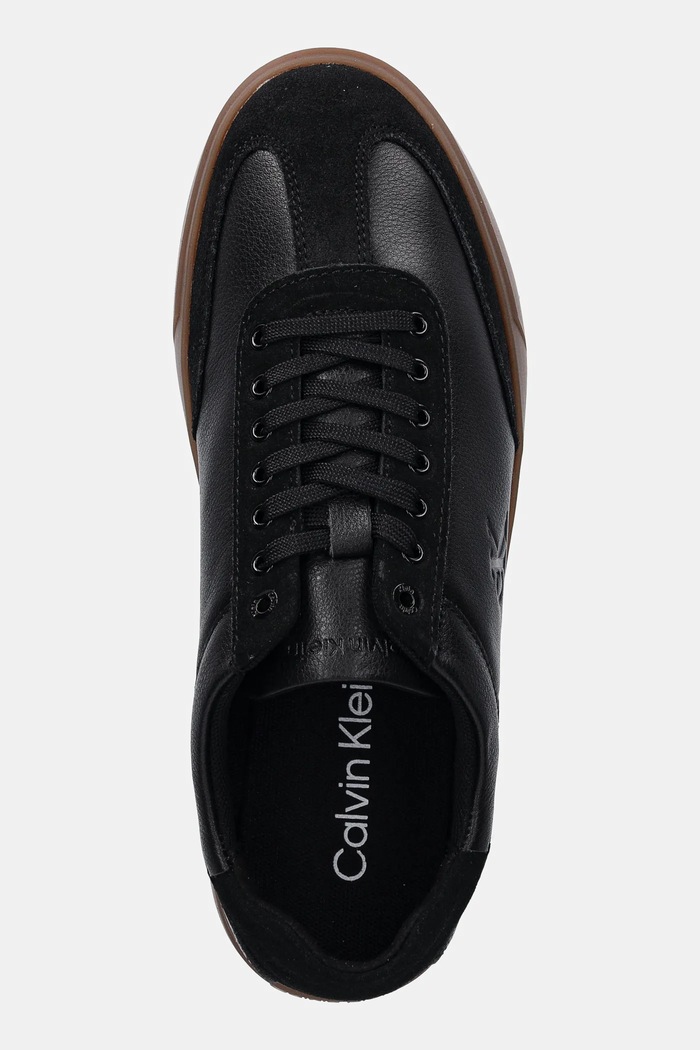 Calvin Klein sneakersy LOW PRO CUPS LTH MIX MG czarny HW0HW02825