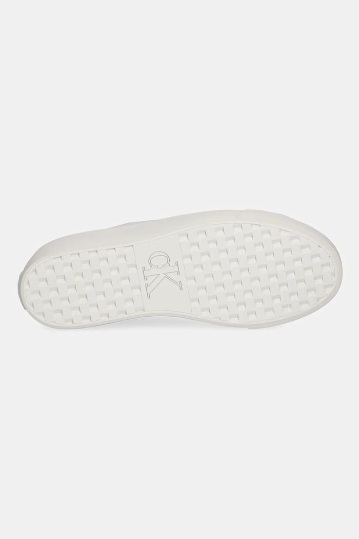 Calvin Klein sportcipő VULC FLATF LACE UP LTH CK YW0YW01932 szürke