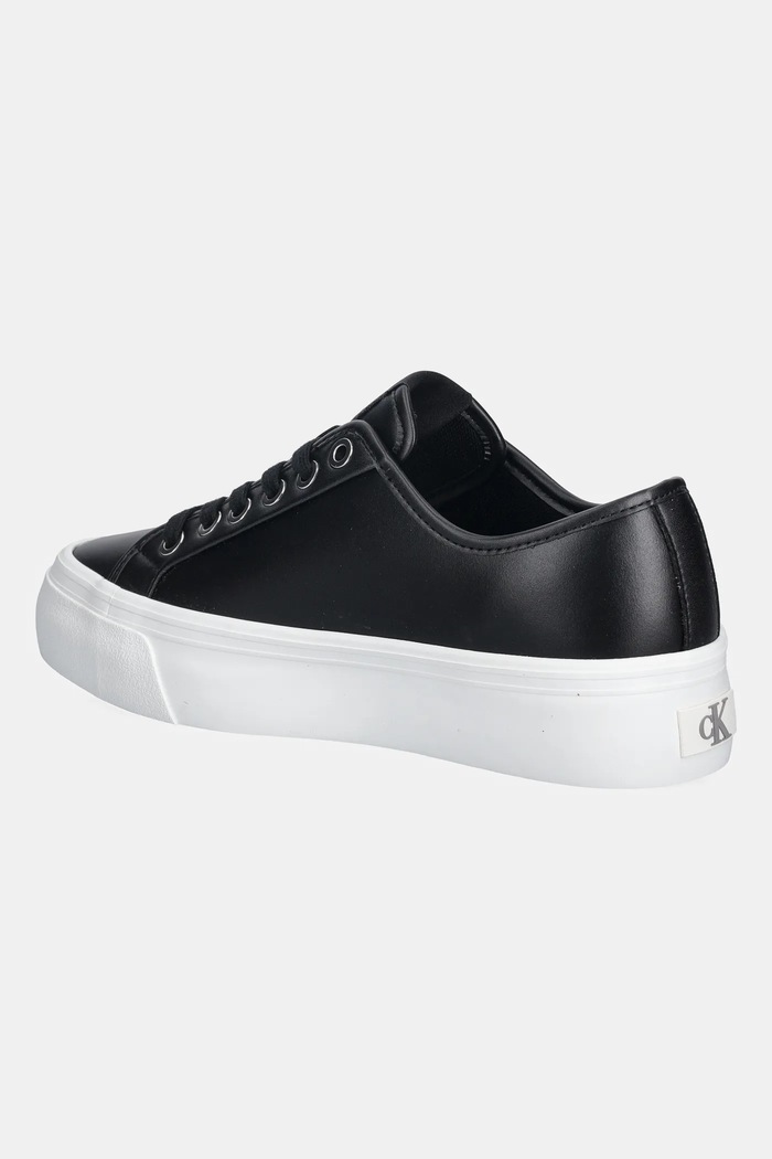 Cipők Calvin Klein sportcipő VULC FLATF LACE UP LTH CK YW0YW01932 fekete