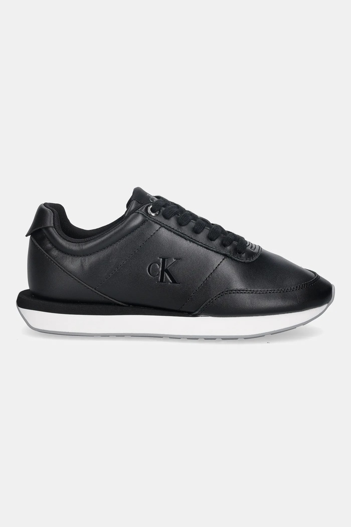Calvin Klein sneakersy RETRO RUNNER LACE UP LTH MG YW0YW01942 czarny AW25