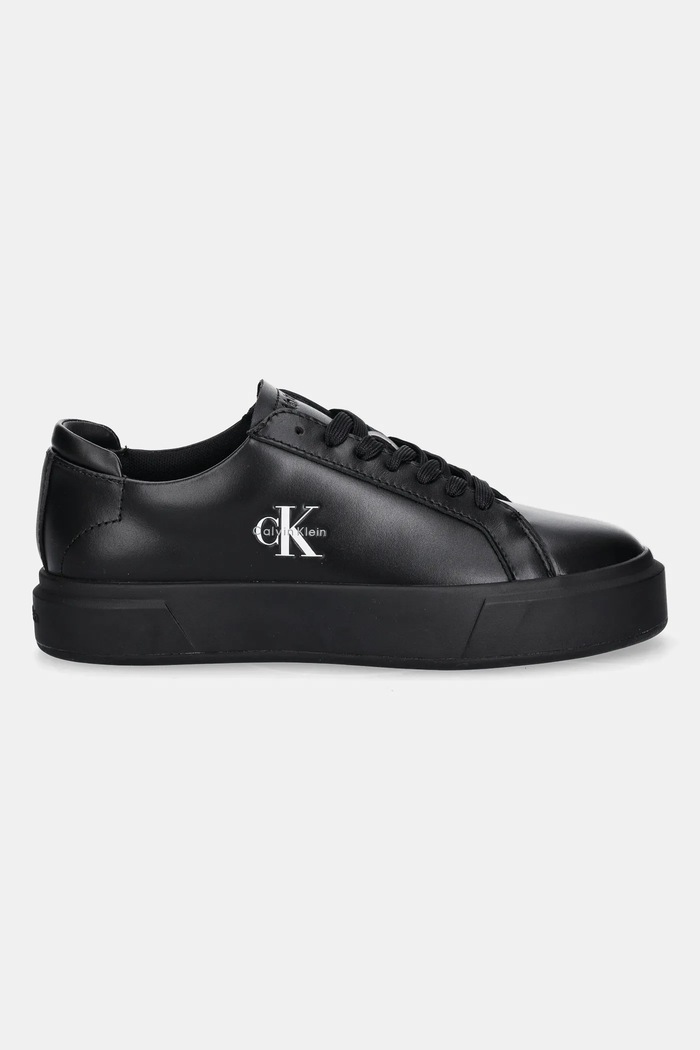 Calvin Klein sneakersy BASKET LACE UP LTH ML YW0YW01945 czarny AW25