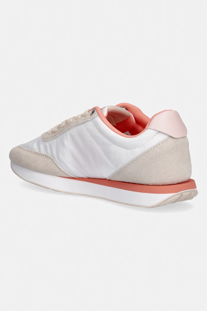 Obuv Calvin Klein RETRO RUNNER LACE UP NYLON MG tenisky dámske YW0YW01990 biela