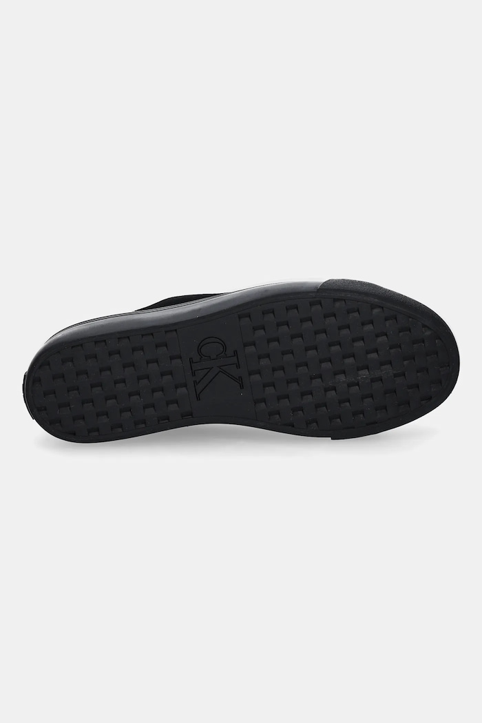 Calvin Klein tenisówki zamszowe VULC FLATF LACE UP SUE/WL CK YW0YW02000 czarny