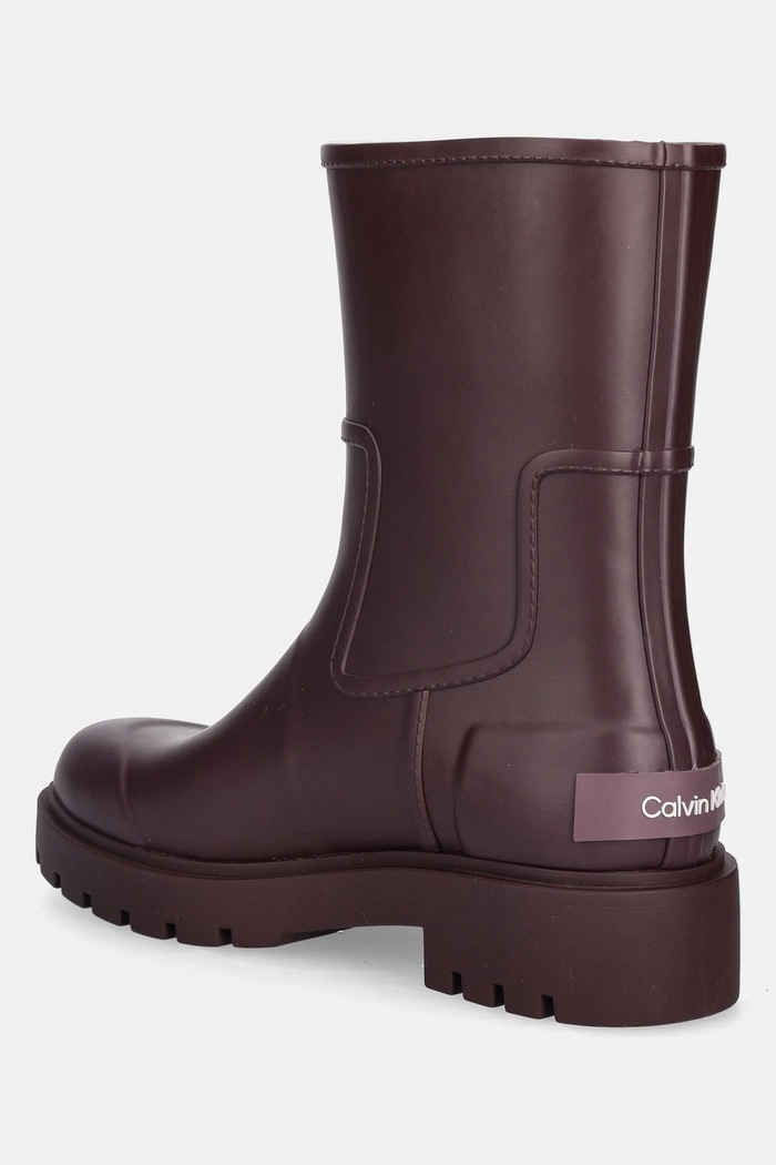 Obuv Gumáky Calvin Klein MID RAINBOOT RUBBER YW0YW02004 burgundské