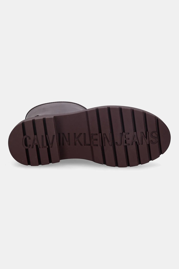 Gumáky Calvin Klein MID RAINBOOT RUBBER YW0YW02004 burgundské