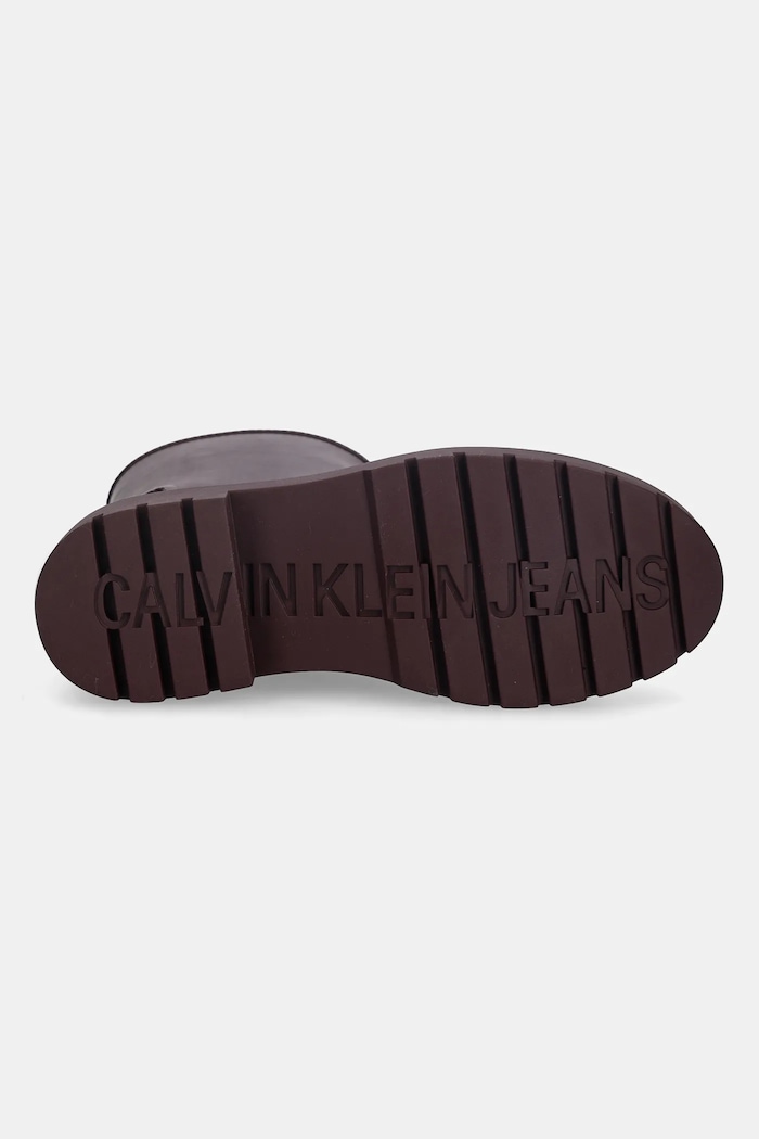 Gumáky Calvin Klein MID RAINBOOT RUBBER YW0YW02004 burgundské