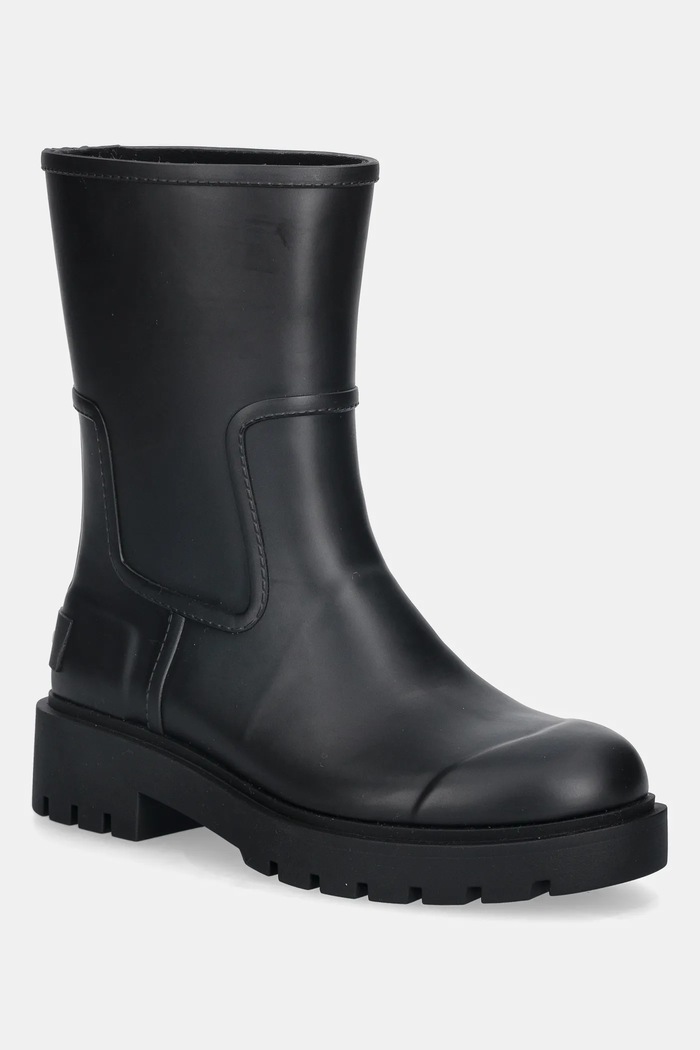 Calvin Klein cizme MID RAINBOOT RUBBER negru YW0YW02004