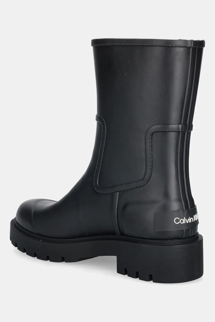 Încălțăminte Calvin Klein cizme MID RAINBOOT RUBBER YW0YW02004 negru