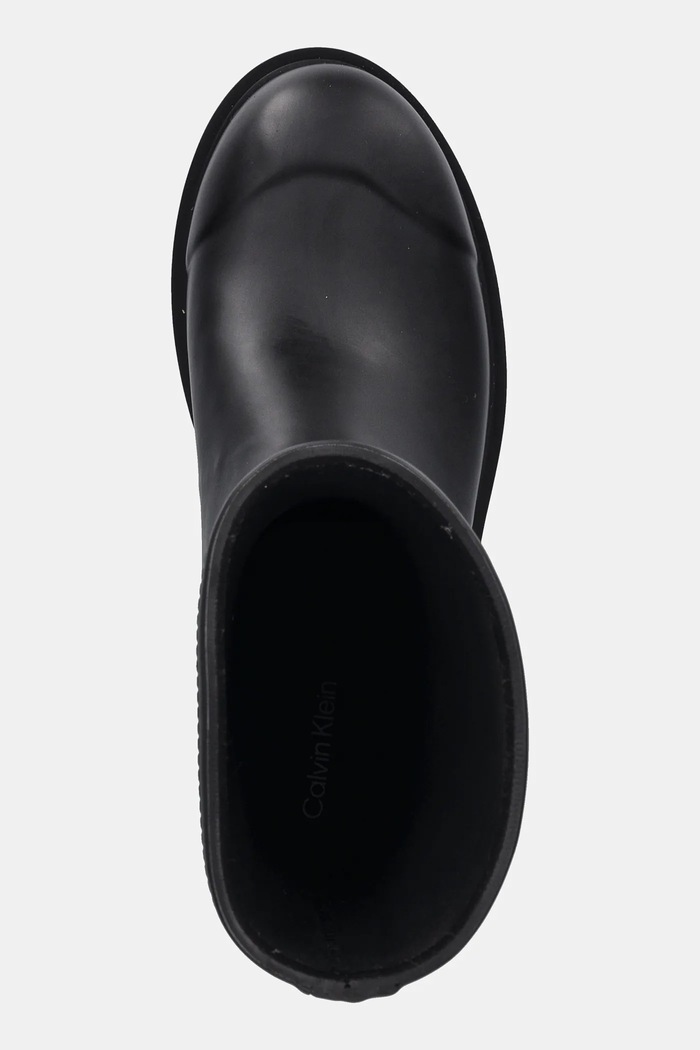 Calvin Klein cizme MID RAINBOOT RUBBER negru YW0YW02004