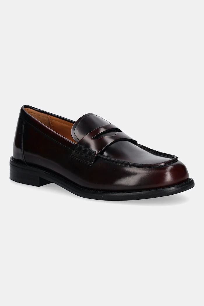 Vagabond Shoemakers mokasyny skórzane LINN płaski bordowy 6036.004.54
