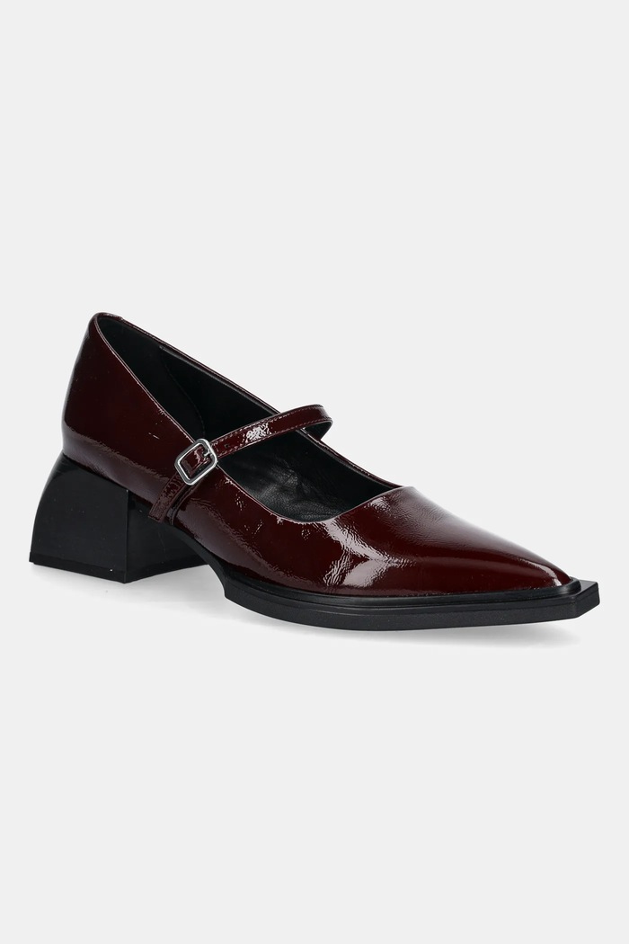 Kožené lodičky Vagabond Shoemakers VIVIAN ostrá burgundské 5553.060.38