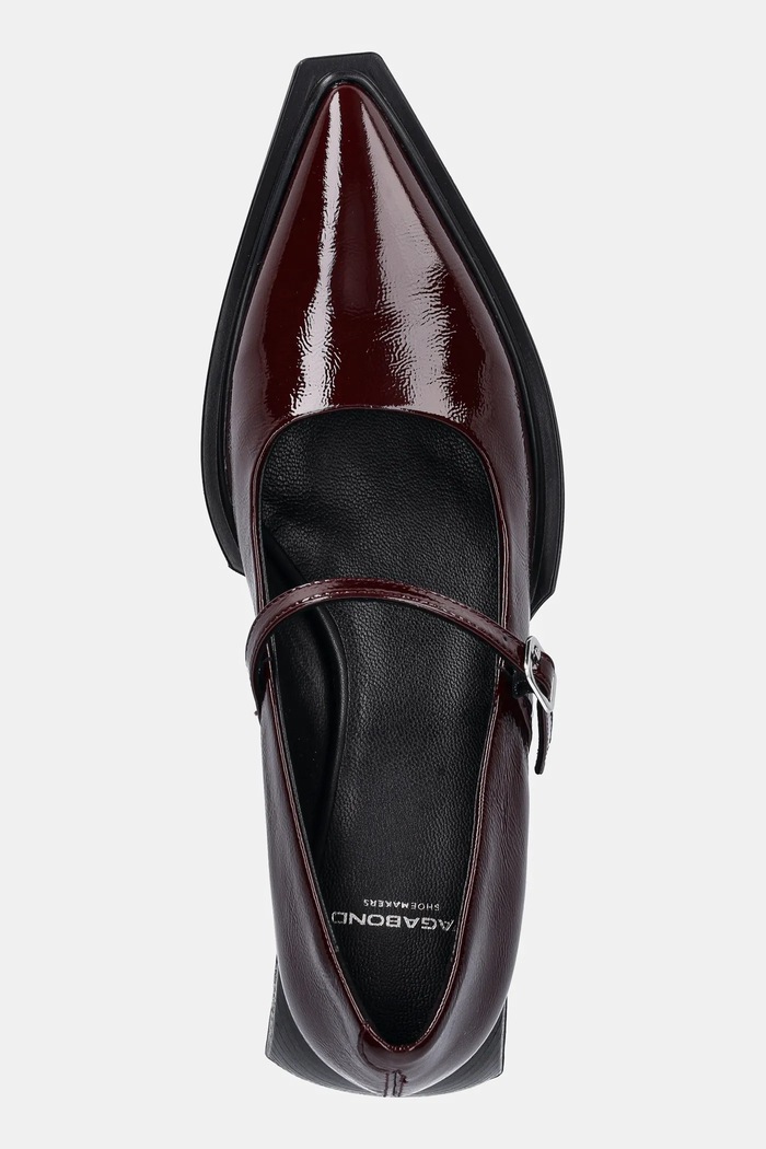Kožené lodičky Vagabond Shoemakers VIVIAN burgundské 5553.060.38