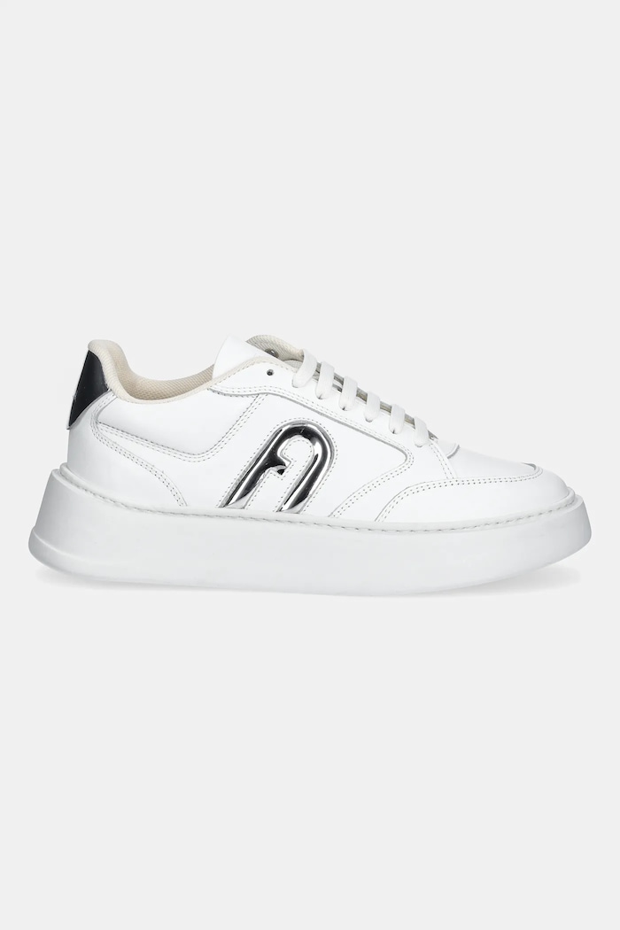 Kožené tenisky Furla Lace-Up Sneaker YJ92SPT.A.0203.Q1700 bílá AW25