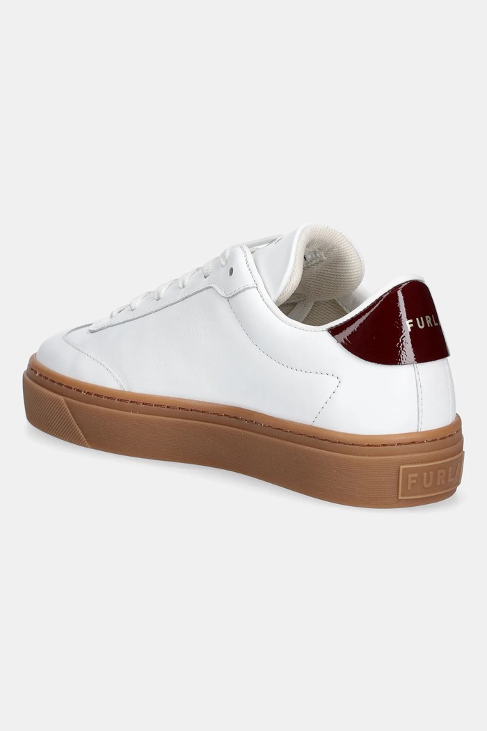 Obuwie Furla sneakersy skórzane Enjoy Lace-Up Sneaker YI79ENJ.BX3711.4236S biały