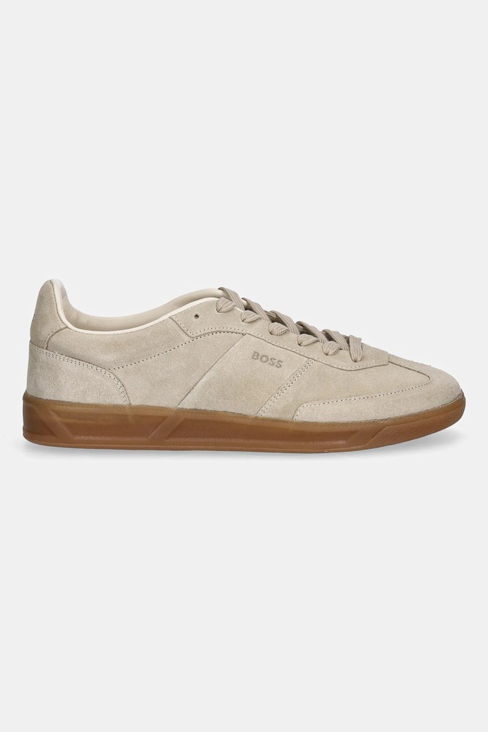 Semišové tenisky BOSS Brenta 50536645.275 béžová AW25