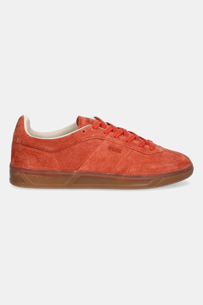 BOSS velúr sportcipő Brenta 50536645.824 narancssárga AW25