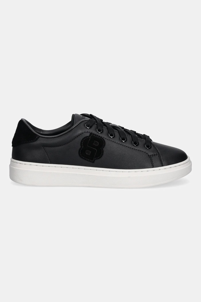 Kožené tenisky BOSS Kieran 50548277.001 černá AW25