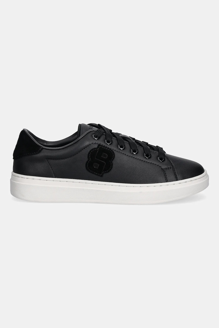Kožené tenisky BOSS Kieran 50548277.001 černá AW25