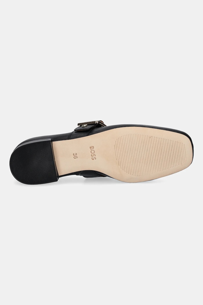 BOSS balerini de piele Luara 50548547.001 negru