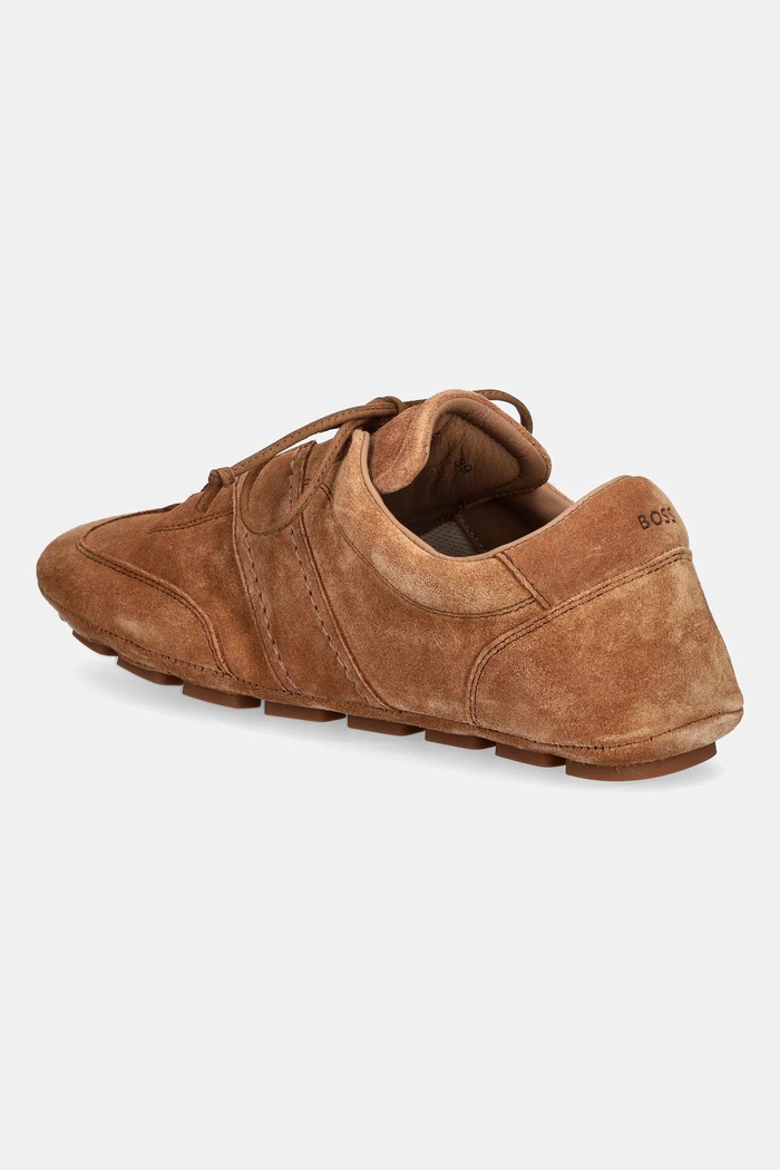 Обувки Велурени маратонки BOSS Roxanne 50547962.226 кафяв