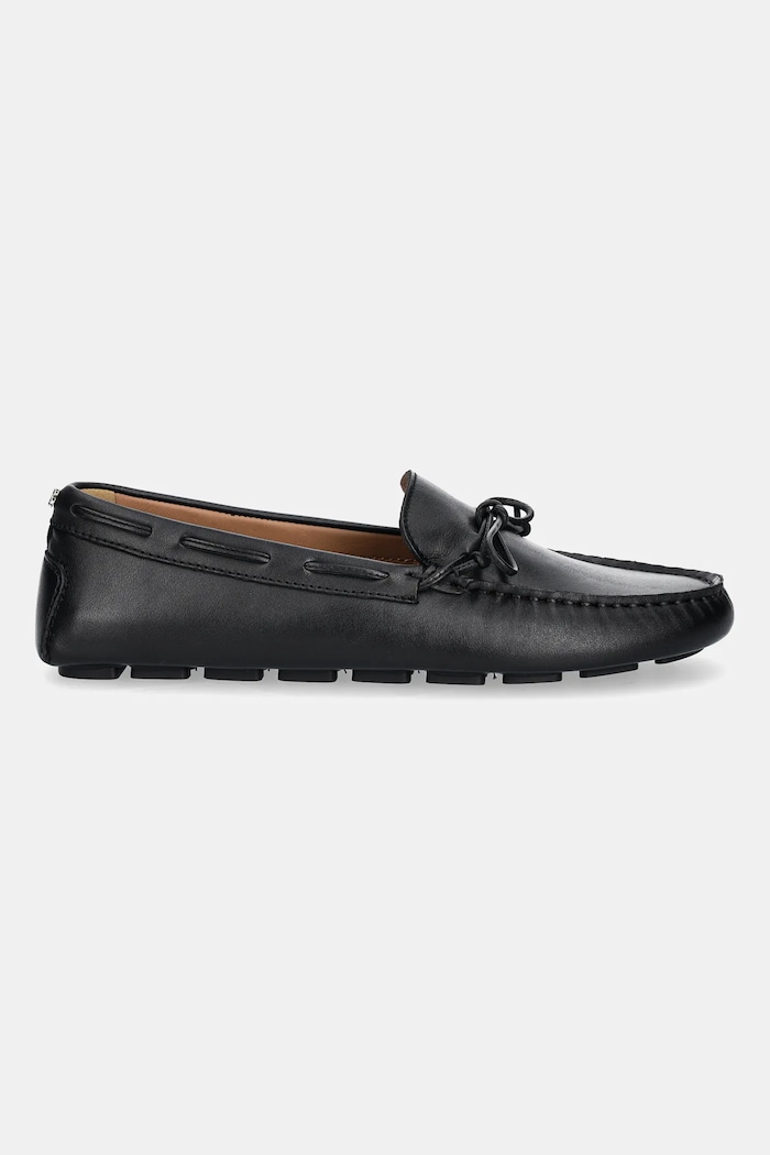 Kožené mokasíny BOSS Roxanne 50548639.001 černá AW25